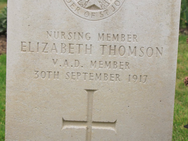 THOMSON Elizabeth Bessie